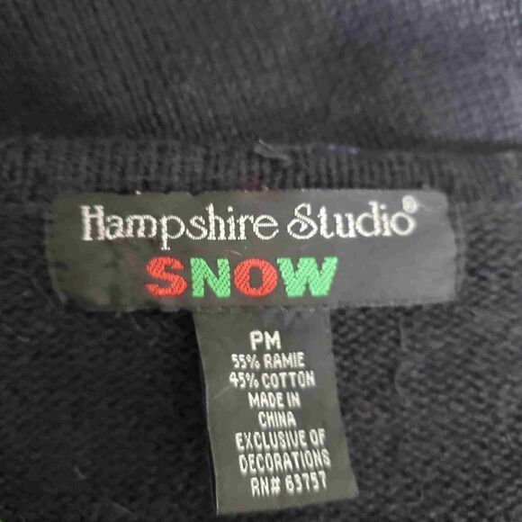 Hampshire Studio VTG Ugly Christmas Sweater Size Petite Medium - Picture 11 of 11